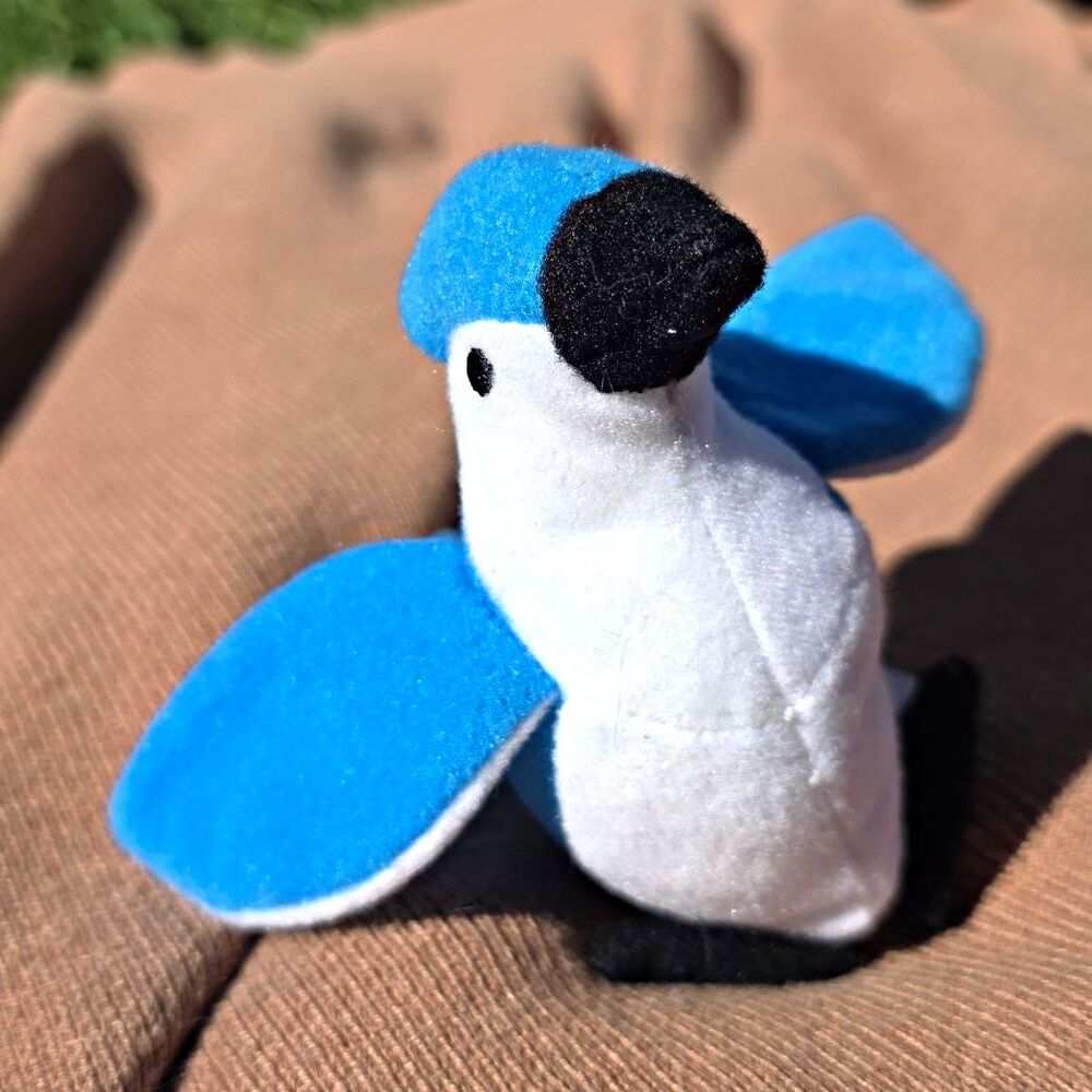 Ty Teenie Beanies Bluejay "Rocket" Plush Beanbag Toy Vintage 1998